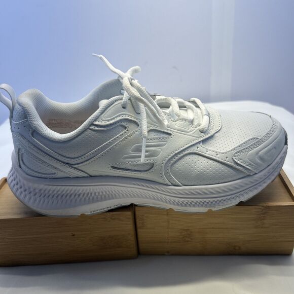 Skechers Go Run White Athletic Running Shoes Women SZ 6.5 - Picture 9 of 12